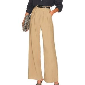 NWT NONchalant Label Camel Wide-Leg Pants US Small